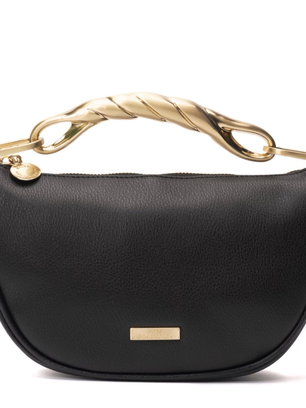 BCBGeneration Twisted Metal Handle Crossbody Bag
